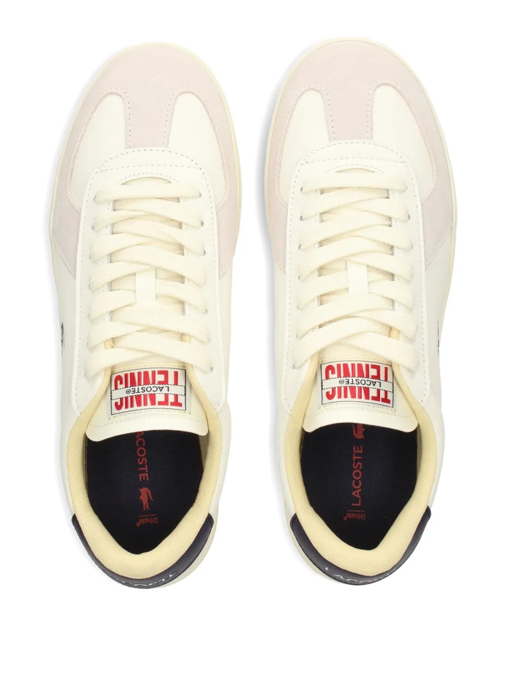 Lacoste lace-up low-top sneakers White