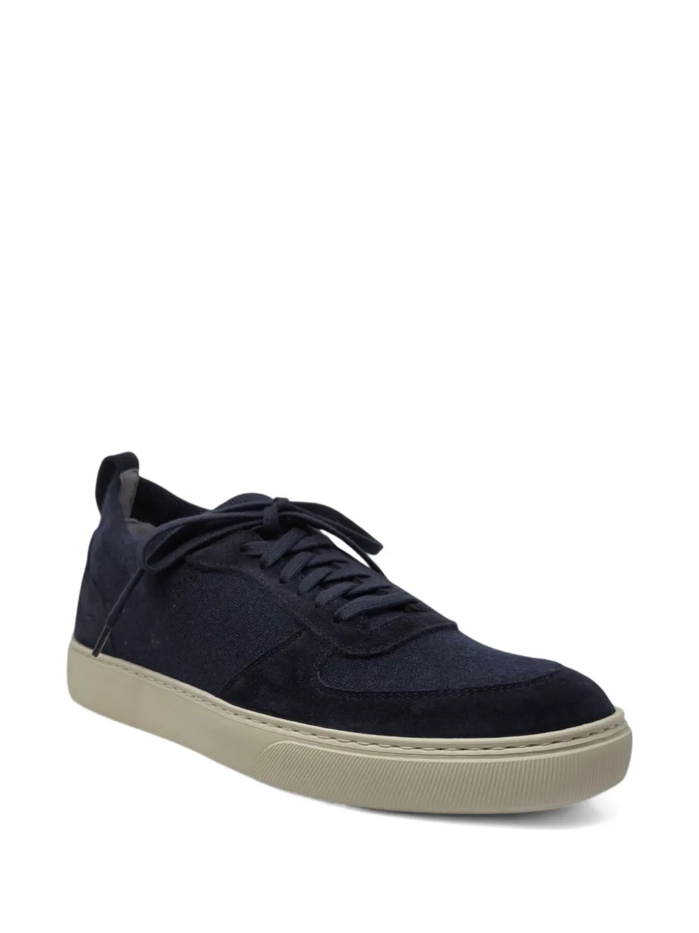 Henderson Baracco Sneakers met suède vlak - Blauw