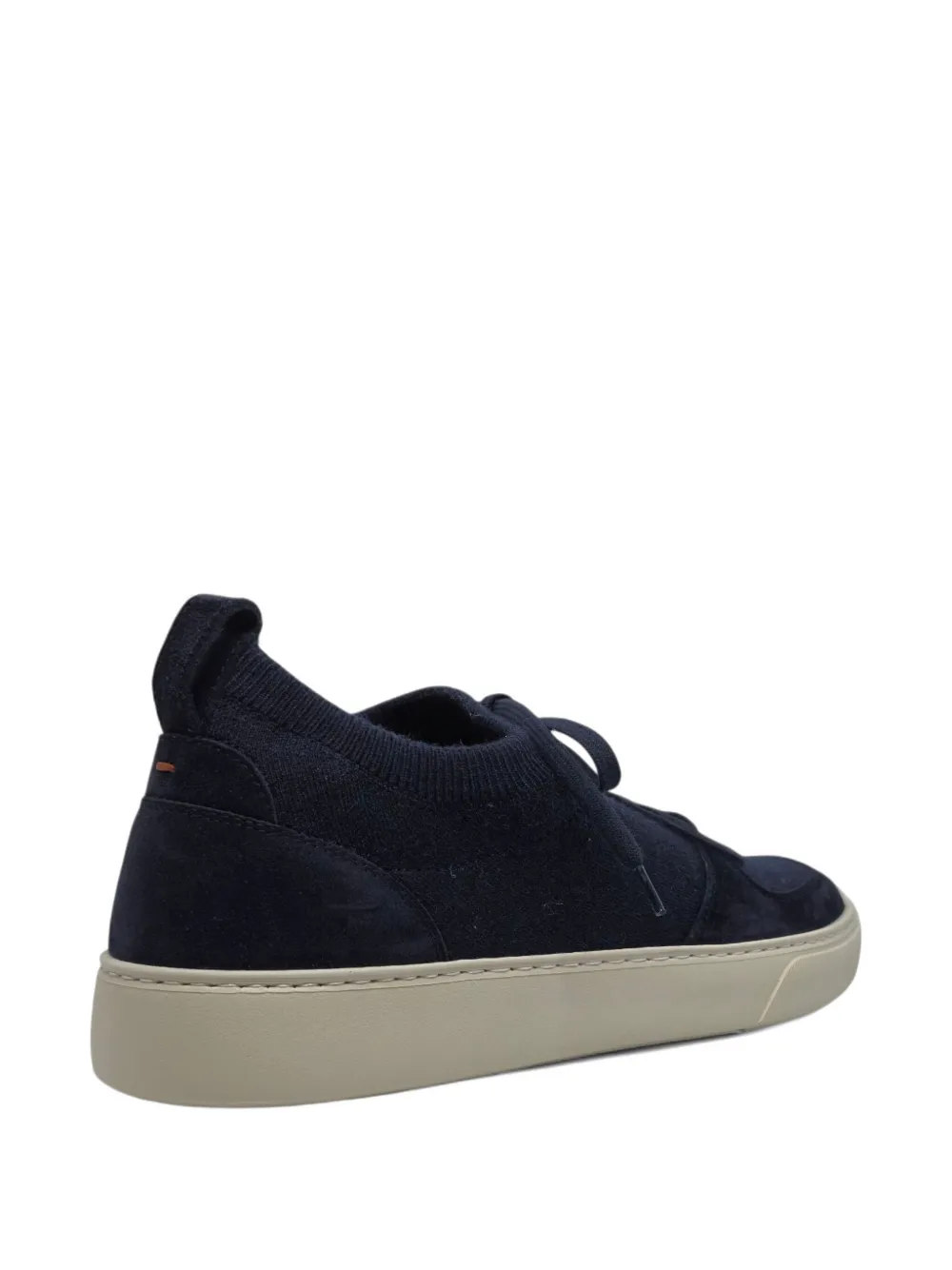 Henderson Baracco Sneakers met suède vlak Blauw