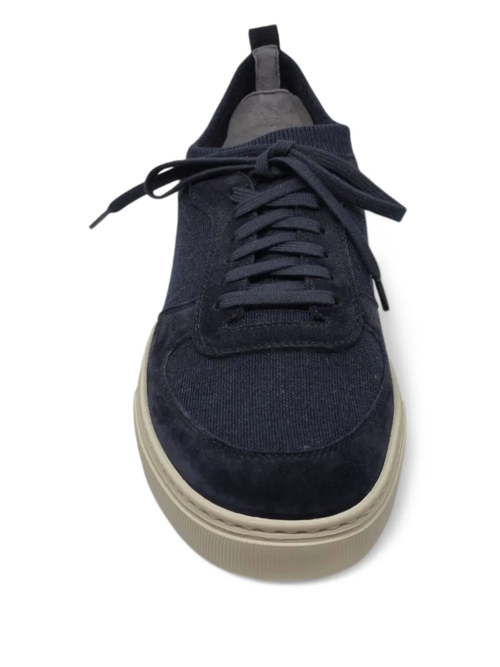 Henderson Baracco Sneakers met suède vlak Blauw