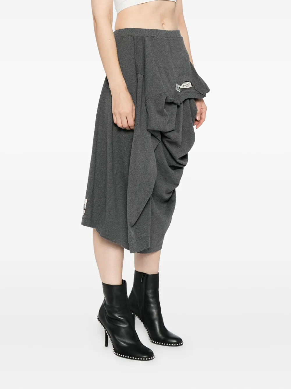 Maison MIHARA YASUHIRO Asymmetrische rok Grijs