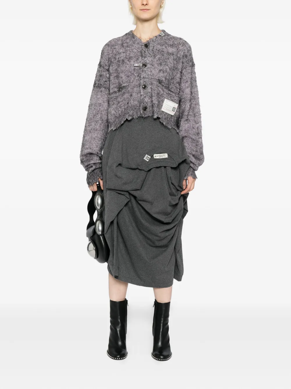 Maison MIHARA YASUHIRO Asymmetrische rok - Grijs