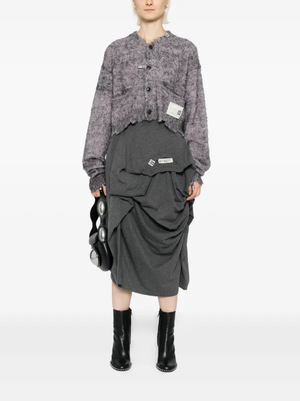 Maison MIHARA YASUHIRO Asymmetric Skirt | グレー | FARFETCH JP