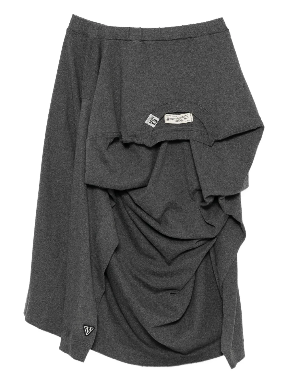 Maison MIHARA YASUHIRO Asymmetrische rok Grijs