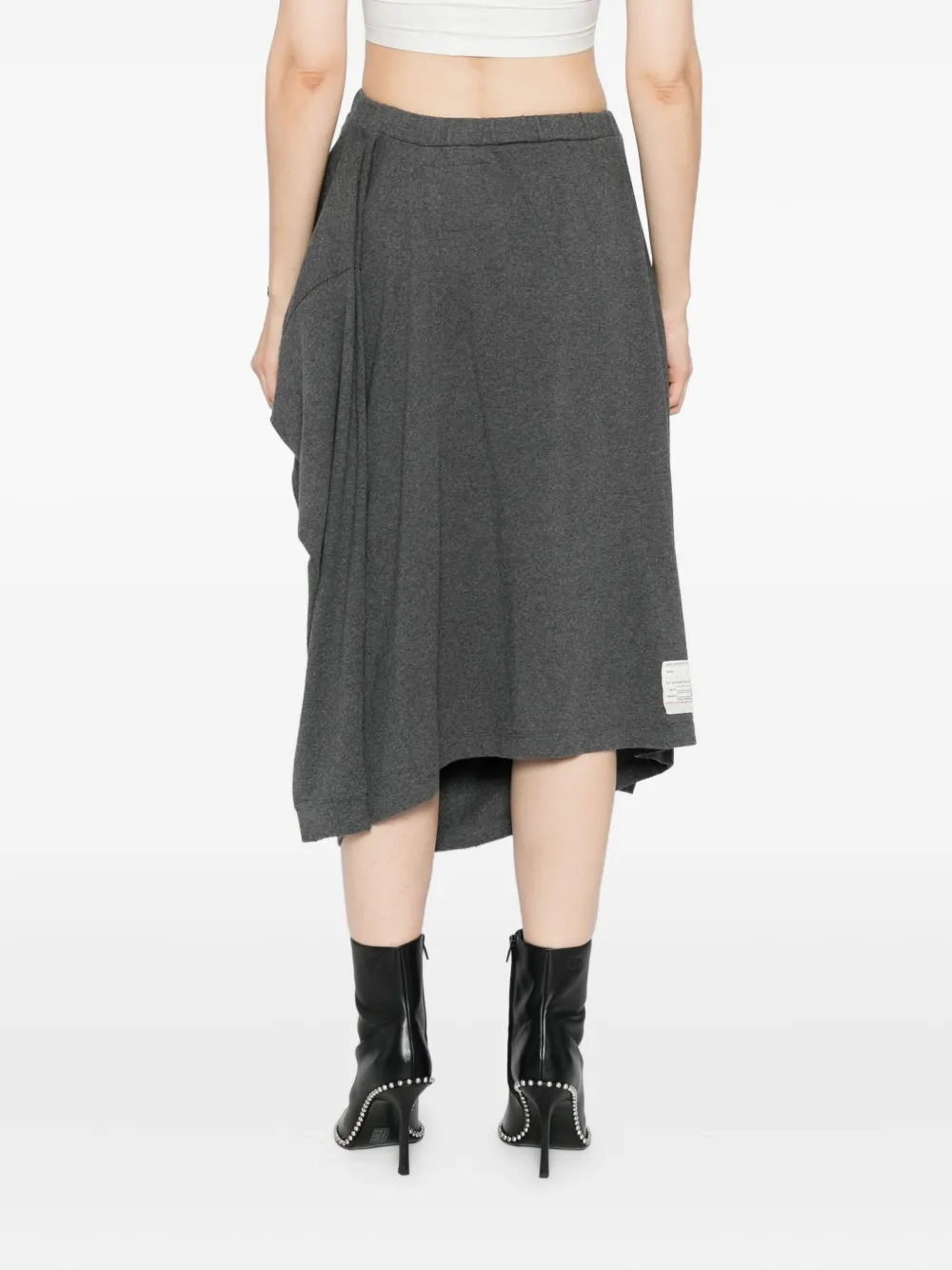Maison MIHARA YASUHIRO Asymmetrische rok Grijs