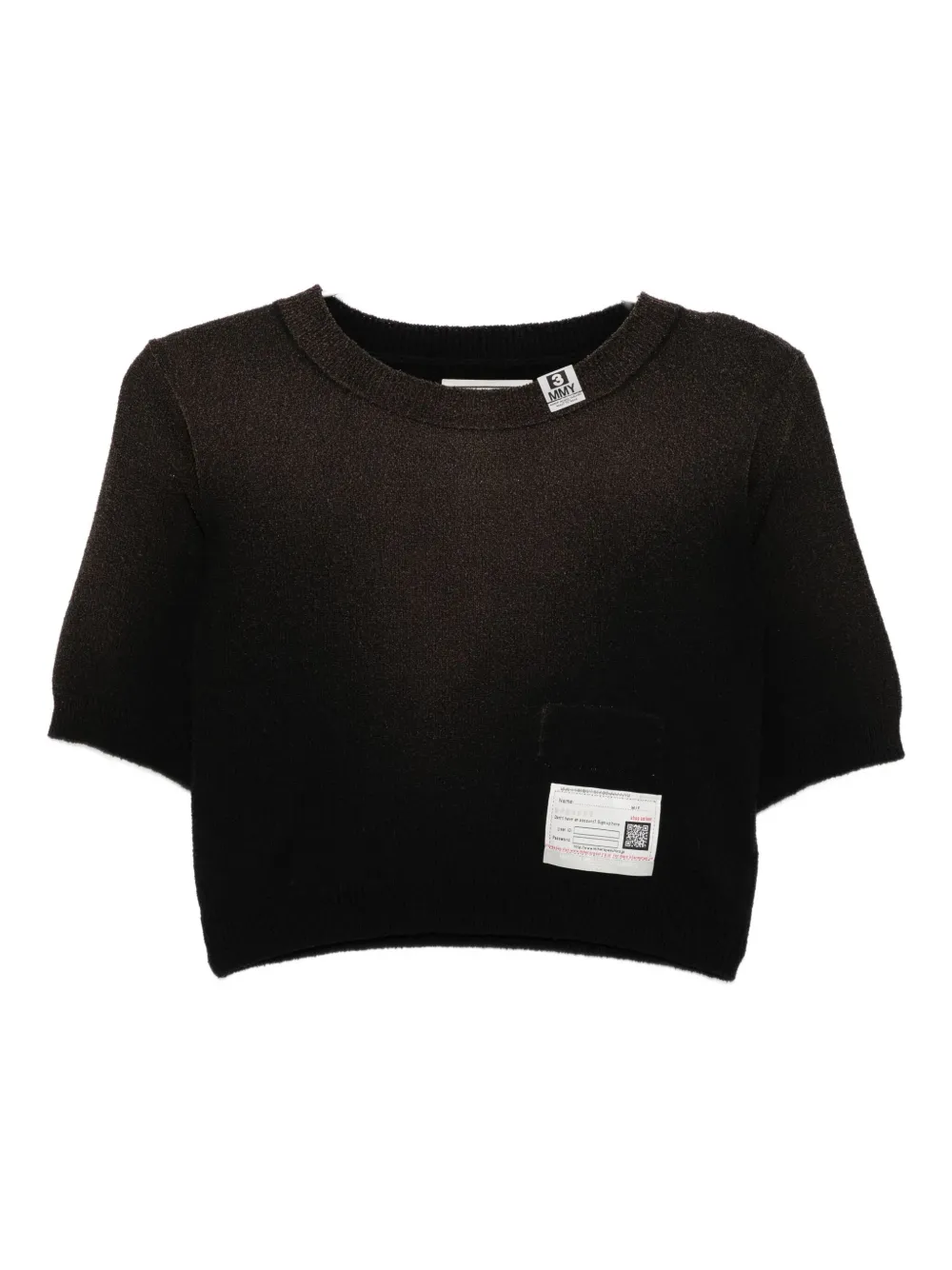 Maison MIHARA YASUHIRO Gebreide top Zwart