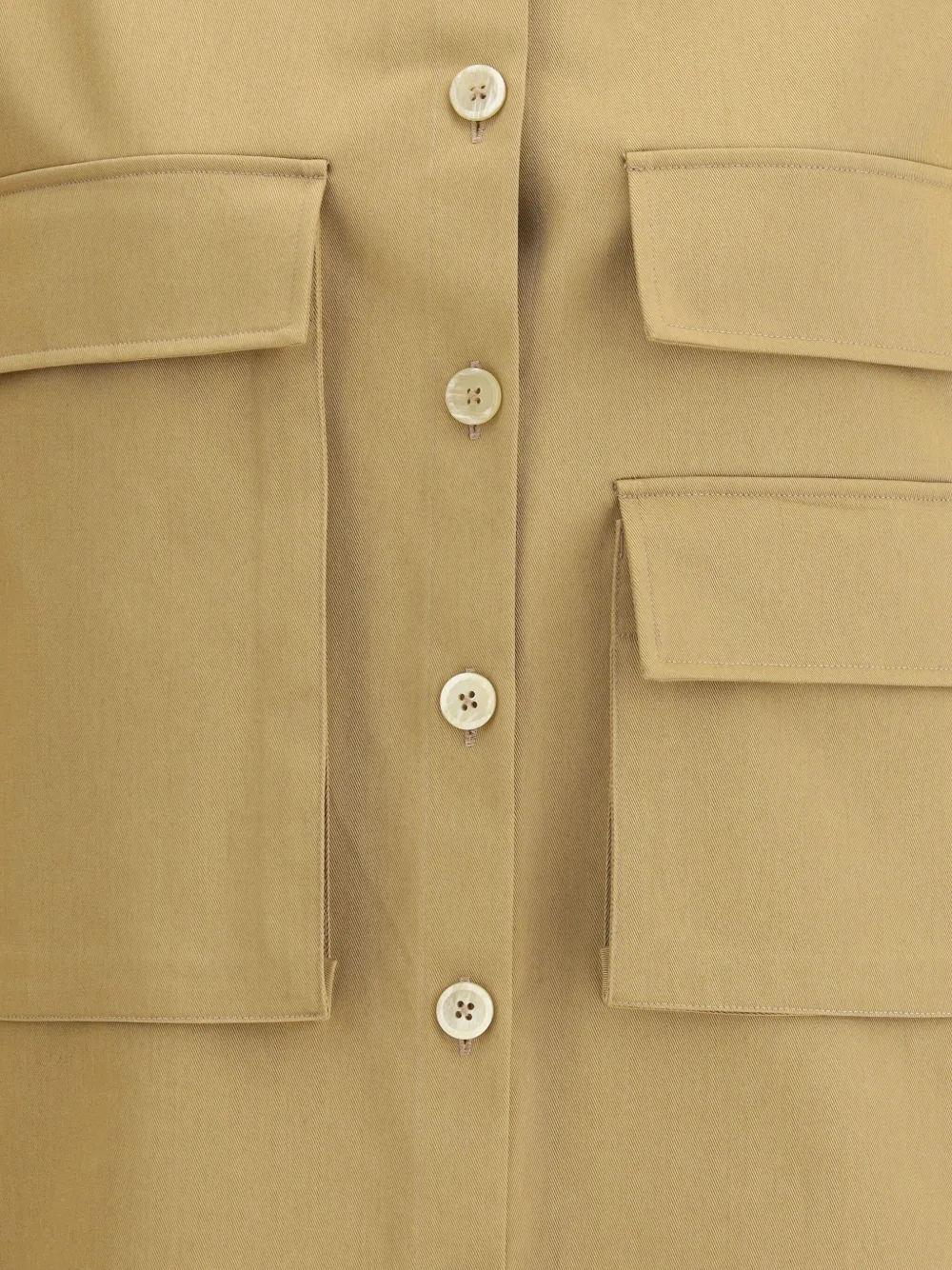 P.a.r.o.s.h P. A.r. O.s. H. Maxi Pockets Shirt In Yellow