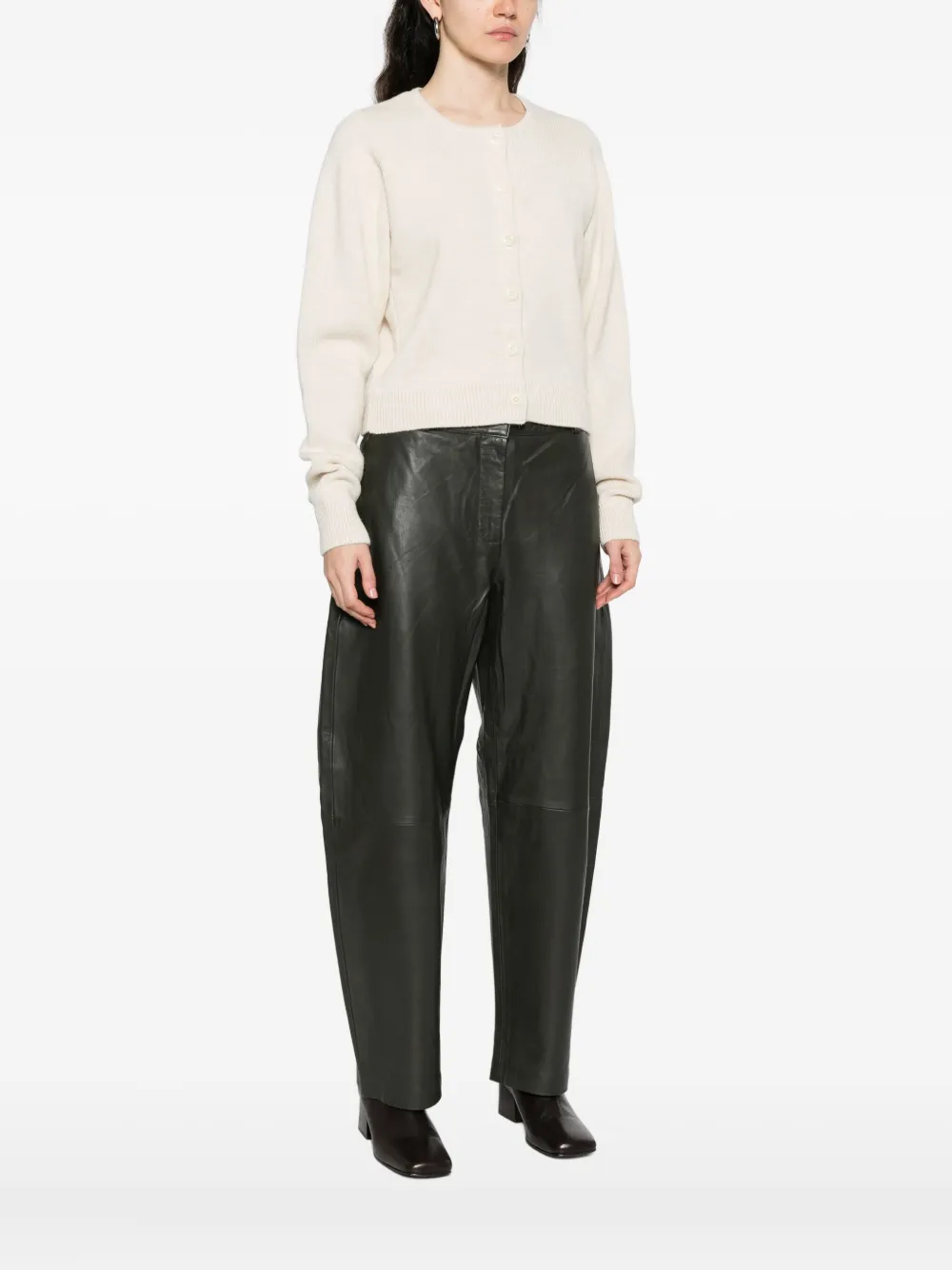 LEMAIRE button-front cardigan Beige