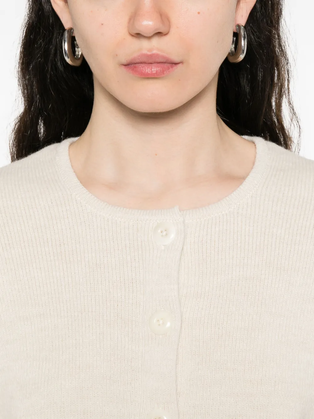 LEMAIRE button-front cardigan Beige