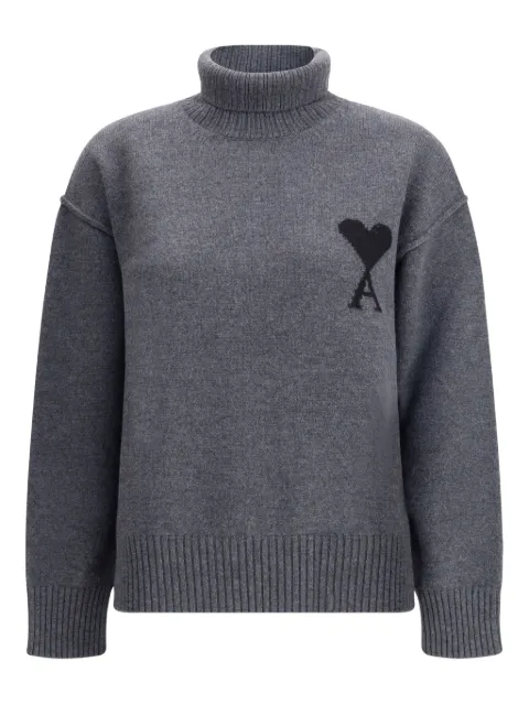 AMI Paris pull col roulé Ami de Coeur