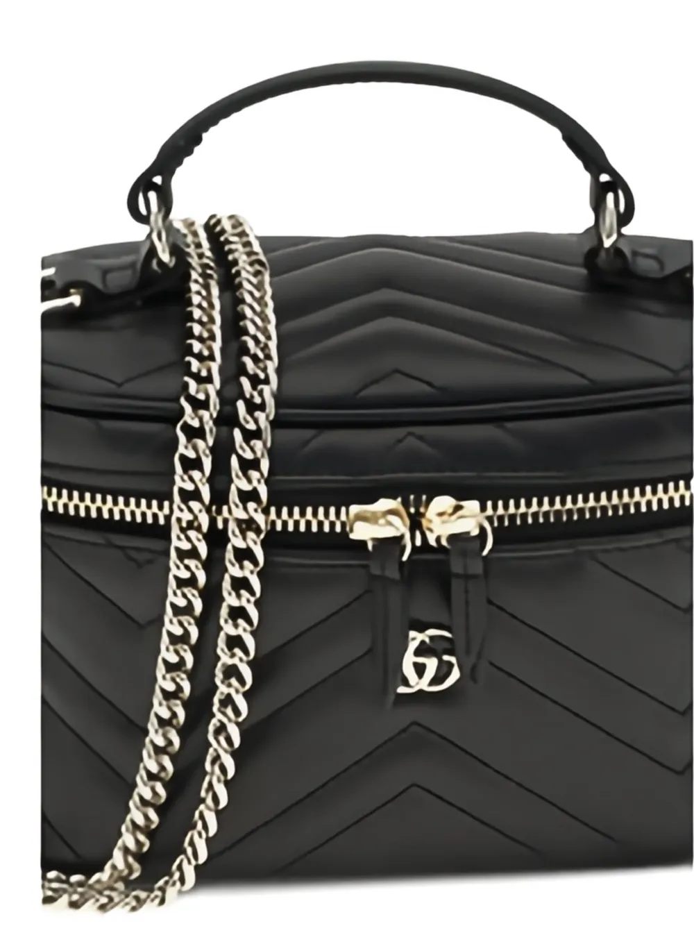 Gucci Women Vanity Mini Shoulder Bag In Black