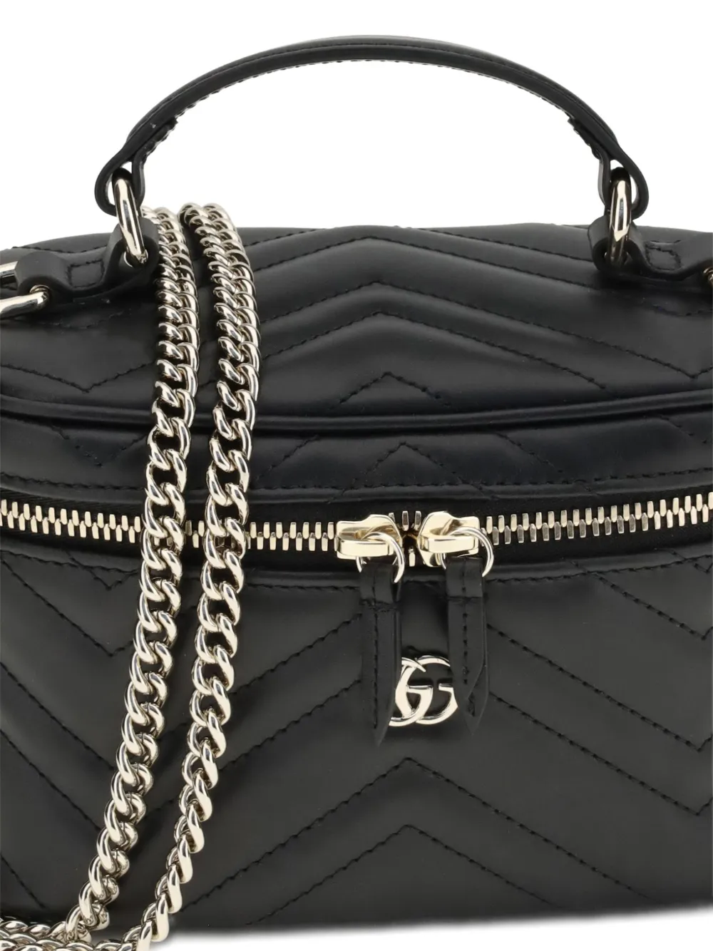 Gucci Women Vanity Mini Shoulder Bag In Black