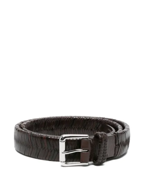 LEMAIRE braided leather belt