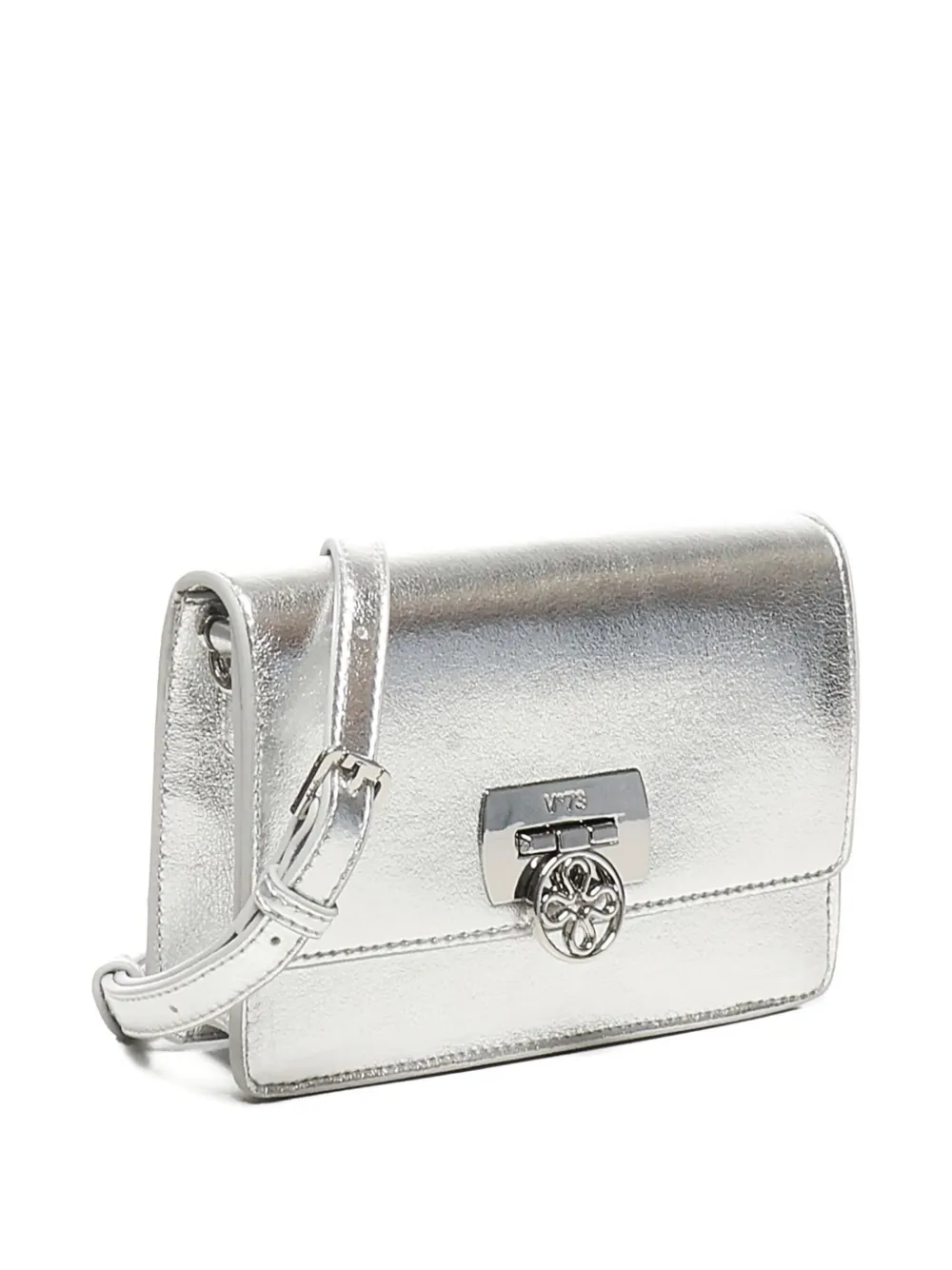 Metallic Effect Chain Shoulder Bag