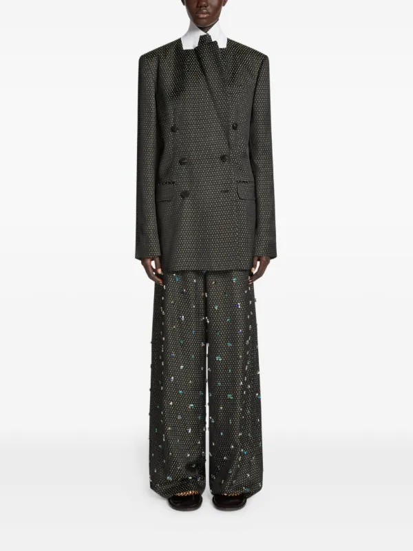 DRIES VAN NOTEN ピークドラペル ダブルブレスジャケット DRIES VAN