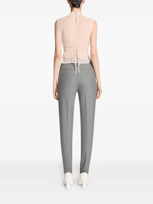DRIES VAN NOTEN embellished-bib Top | Pink | FARFETCH