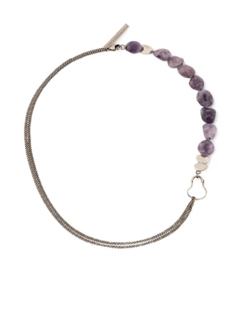 DRIES VAN NOTEN stone chain bracelet