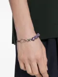 DRIES VAN NOTEN stone chain bracelet - Silver