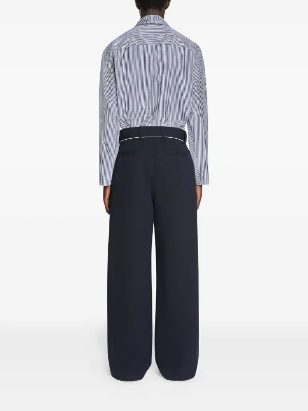 DRIESVANNOTTEN パンツ DRIES VAN NOTEN セーラーパンツ | ブルー | FARFETCH JP