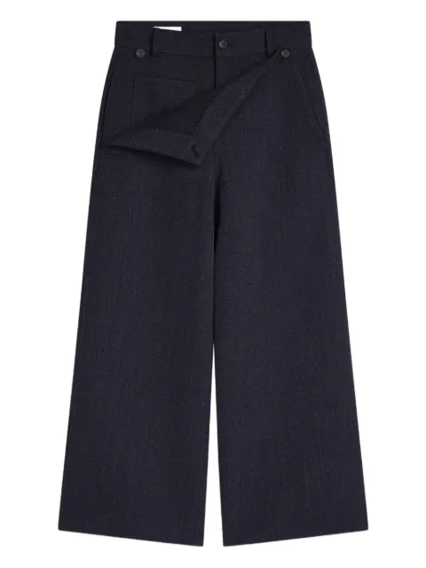 DRIES VAN NOTEN sailor wool trousers