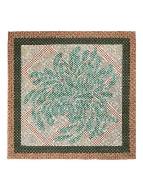 DRIES VAN NOTEN floral-pattern silk scarf