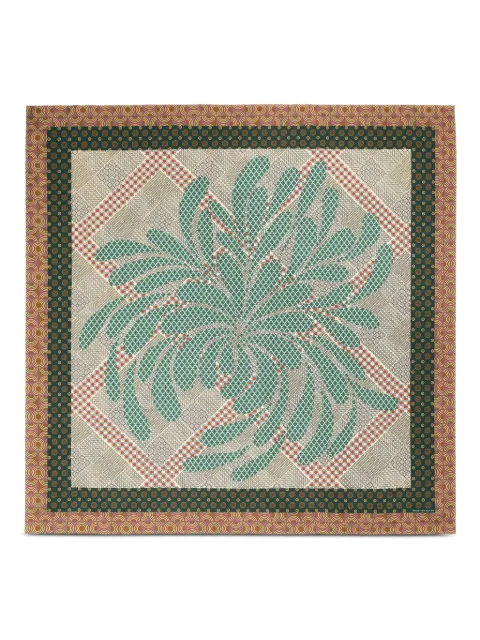 DRIES VAN NOTEN floral-pattern silk scarf