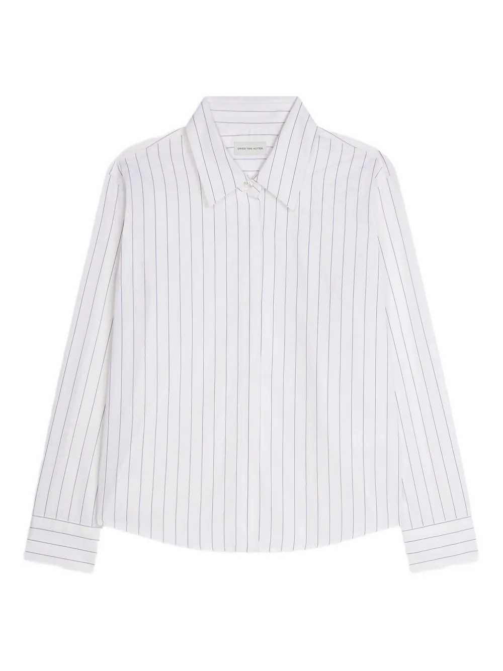 DRIES VAN NOTEN Blouse met krijtstreep Wit