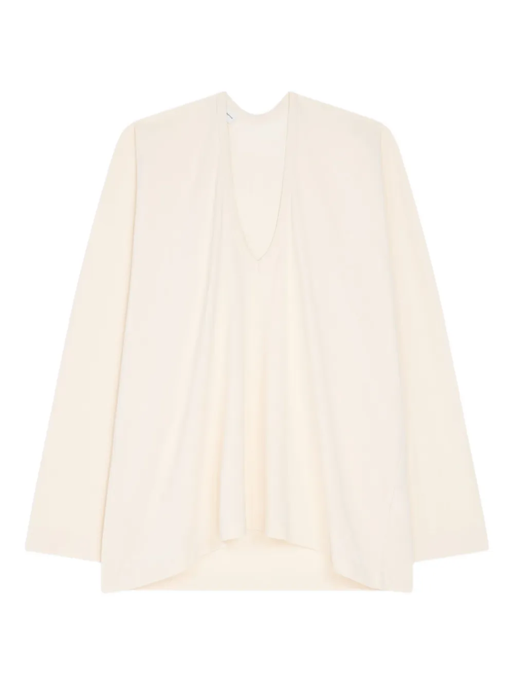 Dries Van Noten V-neck Cotton Tee In Pink