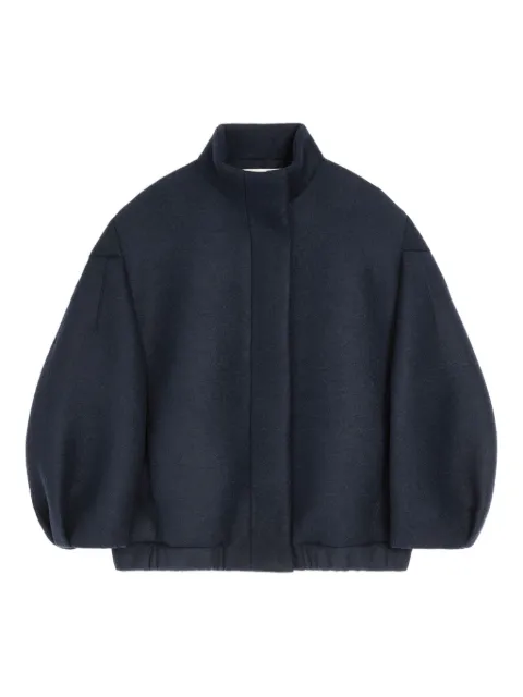 DRIES VAN NOTEN balloon-sleeve high-neck jacket