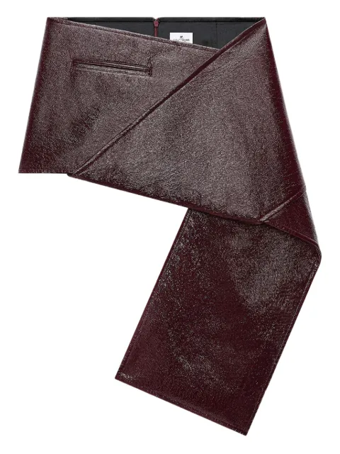 Courrèges panelled asymmetric mini skirt