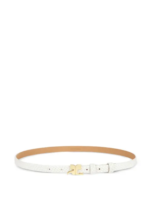 Courrèges Viper leather belt