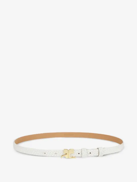 Courrèges Viper leather belt