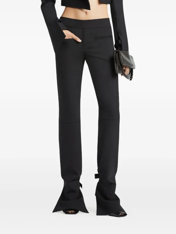 Courrèges Bootcut Trousers in Black