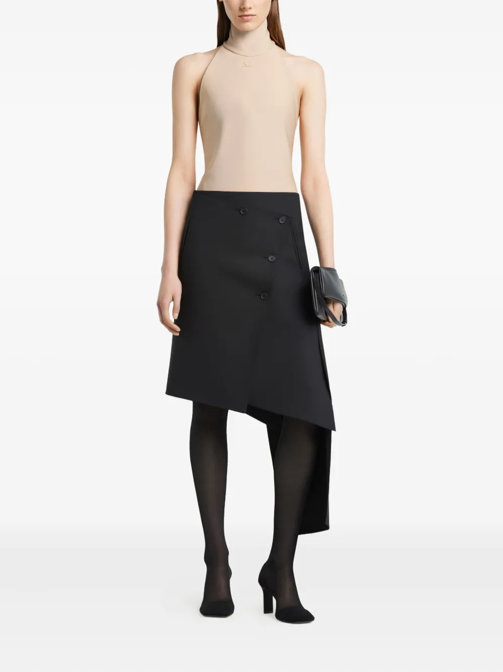 Courrèges halter-neck jersey bodysuit | Vests & Tank Tops | Image 2