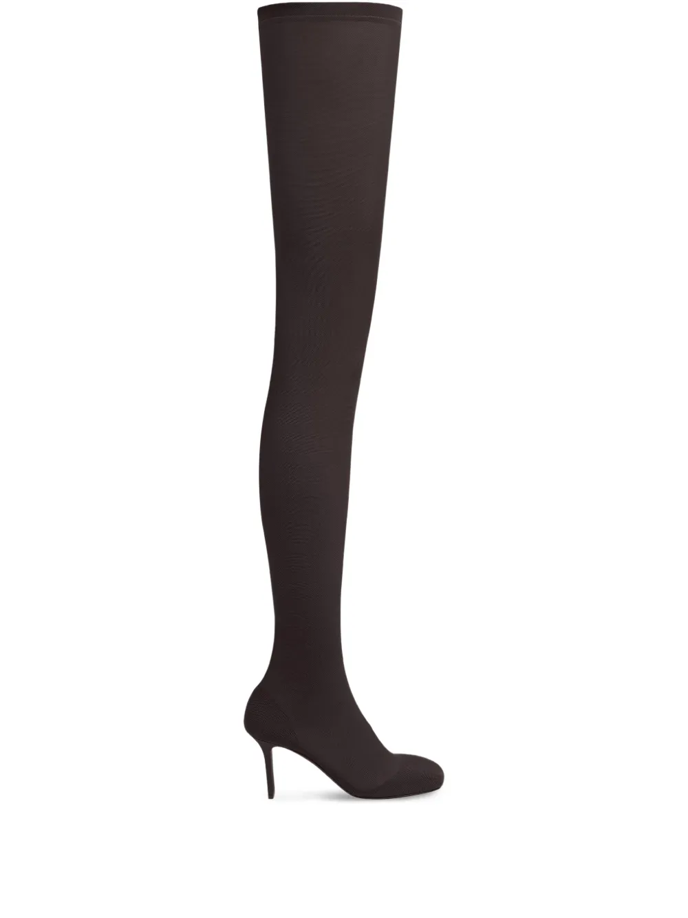 Courrèges square-toe mesh boots | Brown | Image 1