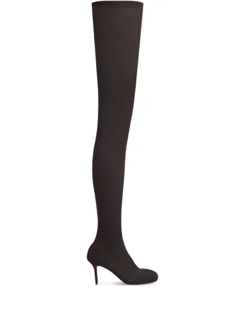 Courrèges square-toe mesh boots