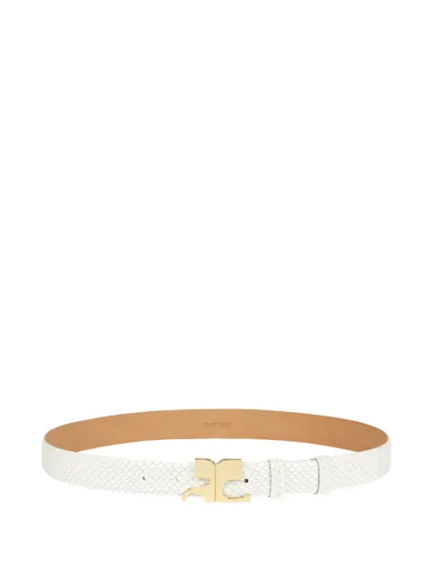 Courrèges Viper leather belt
