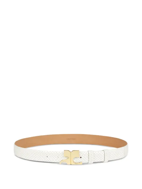 Courrèges Viper leather belt