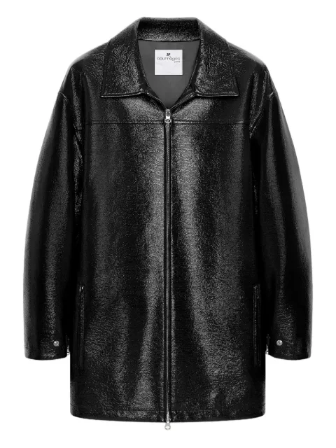 Courrèges oversized vinyl jacket