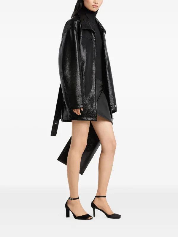 Courrèges オーバーサイズ ジャケット | ブラック | FARFETCH JP