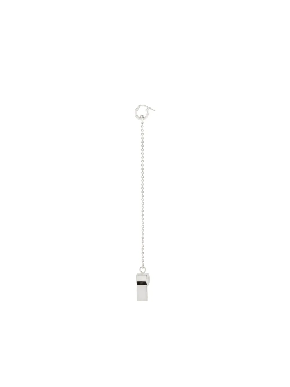 Courrèges Whistle chain earring | Silver | Image 1