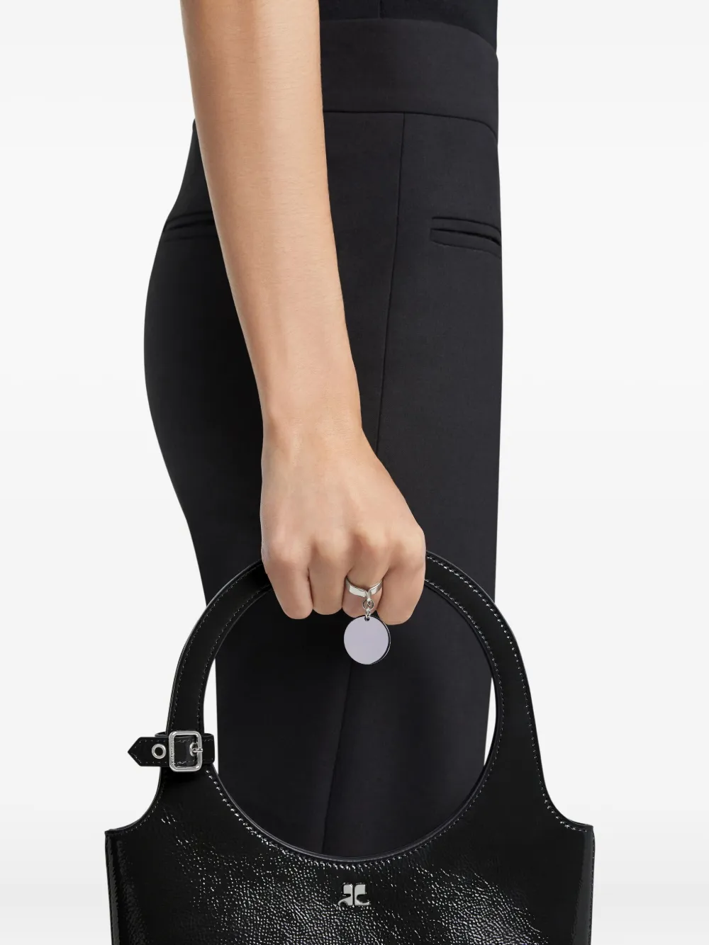 Courrèges circular-plaque ring | Image 2