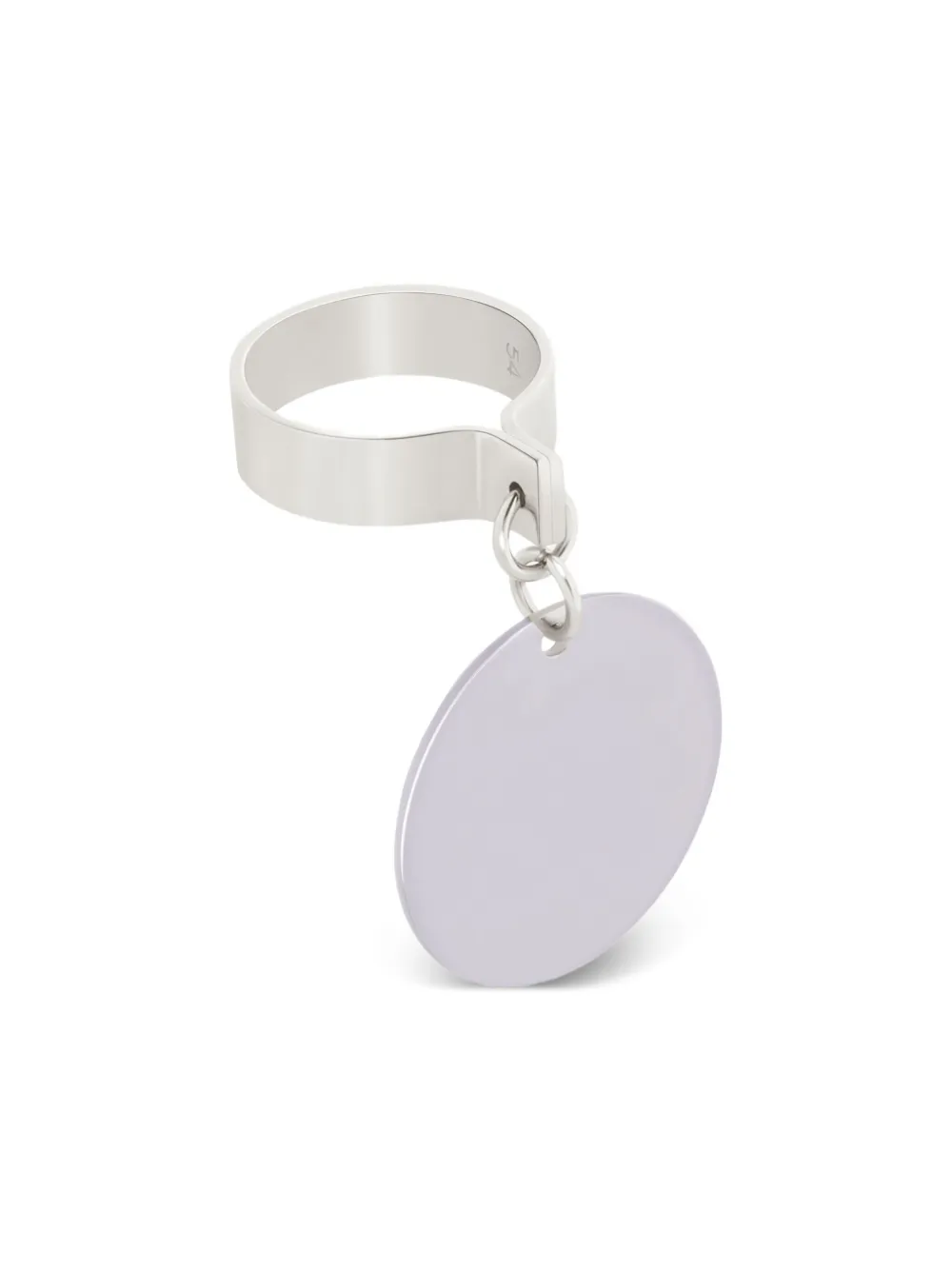 Courrèges circular-plaque ring | Silver | Image 1