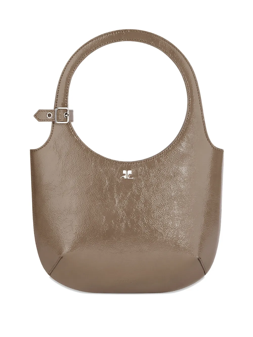 Courrèges Holy leather tote bag | Neutrals | Image 1