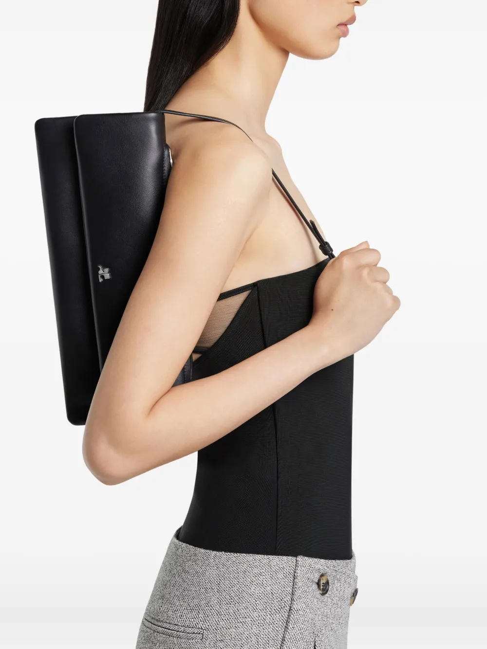 Courrèges leather flap clutch | Women | Image 2