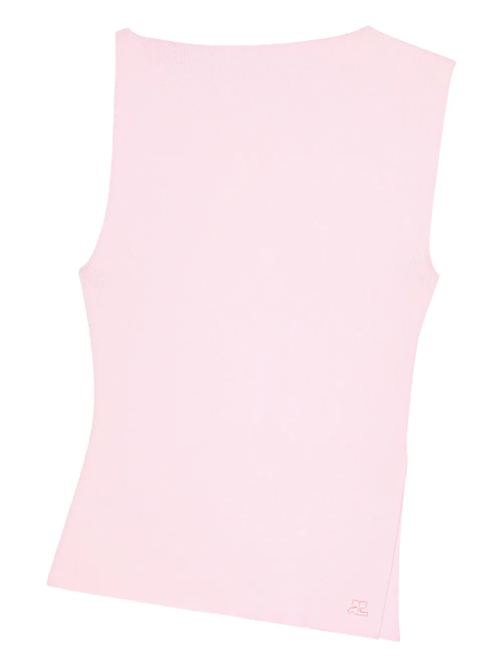 Courrèges Side-slit Top In Pink