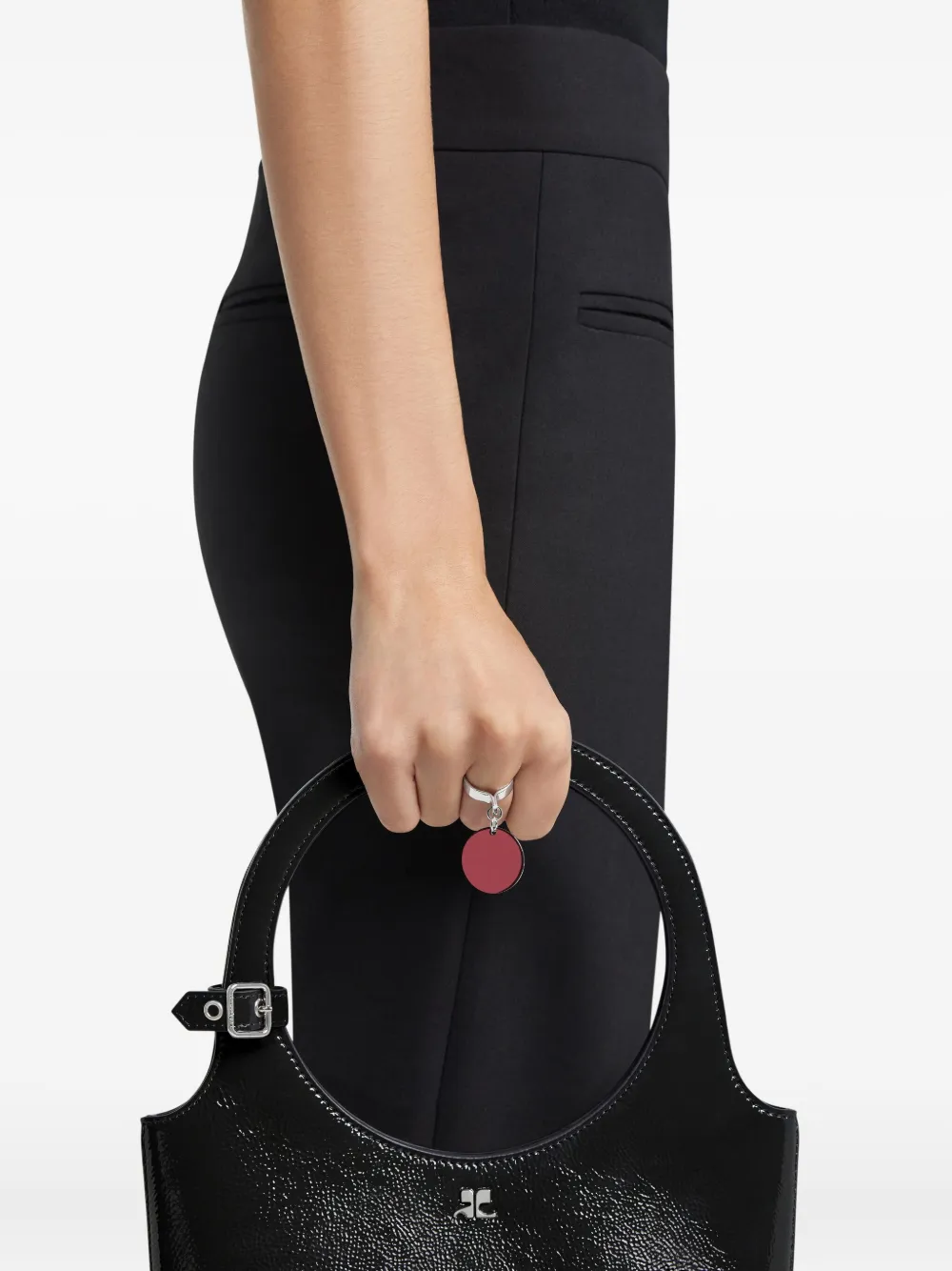 Courrèges circular-plaque ring | Image 2