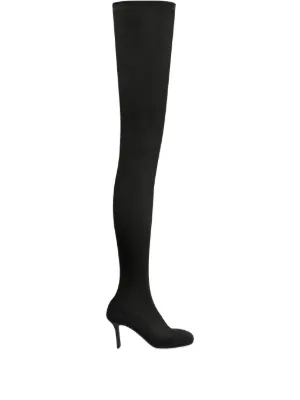 Marine Serre Ms Crush ロングブーツ | ブラック | FARFETCH JP