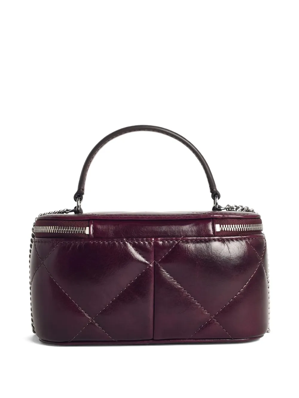 Tory Burch Kira gewatteerde leren mini-tas met handgreep Rood