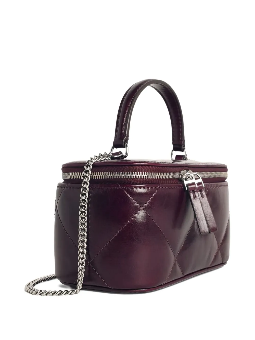 Tory Burch Kira gewatteerde leren mini-tas met handgreep Rood